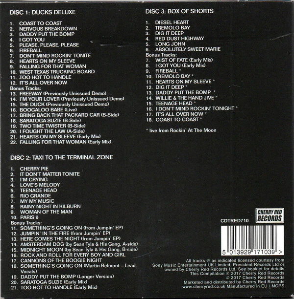 DUCKS DELUXE, Coast To Coast: The Anthology (Cherry Red ; CDTRED710, UK 2017 Reissue, Booklet) 3xCD VG+/VG+ - Image 2