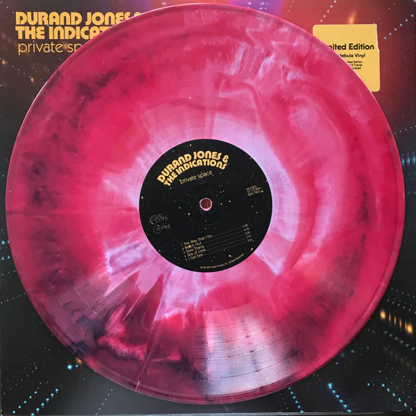 DURAND JONES & THE INDICATIONS, Private Space (Dead Oceans; DOC227, USA & Europe 2021, Inner, 'Red Nebula' Vinyl + CD + DL Code) LP VG+/VG - Image 3
