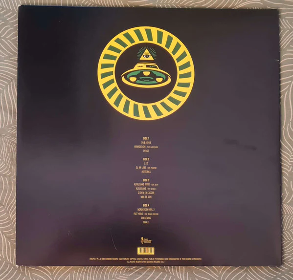 EAGGERSTUNN, Armagedion (Fake Diamond Records; FDRLP012, Denmark 2012, Gatefold, 2 Inners) 2xLP VG/G+ - Image 2