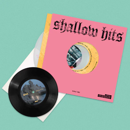 EBBB, Shallow Hits - Dinked Edition (Ninja Tune; ZEN327R, UK 2026, Clear Vinyl with Pink and Yellow Splatter, Limited Edition of 500, Dinked Edition No. 411)  LP NEW/NEW - PRE-ORDER - Image 2