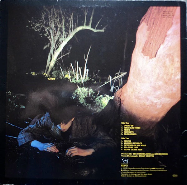ECHO AND THE BUNNYMEN, Crocodiles (Korova Black Label No Rights Box; WEA 58 175, Europe 1982 Reissue, Inner) LP VG/VG+ - Image 2
