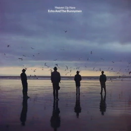 ECHO AND THE BUNNYMEN, Heaven Up Here (Korova; KODE 3, UK 1981, Textured Sleeve, Inner, Black & White Cow On Rear Of Sleeve) LP VG/VG