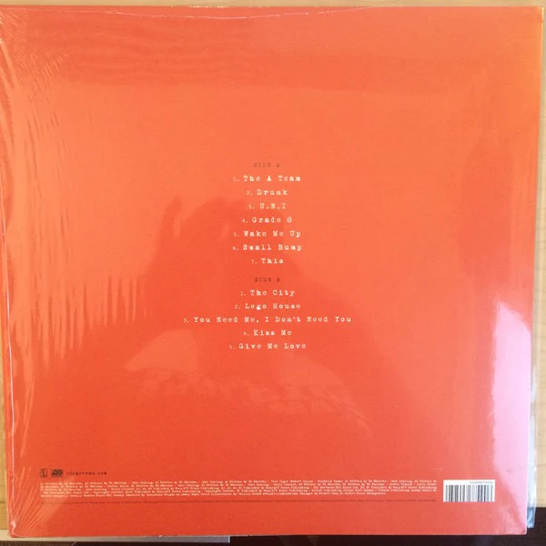 ED SHEERAN, + (Asylum Records; 5052498774906, Europe 2011, Inner, 180 Gram Orange Vinyl) LP EX/VG+ - Image 2