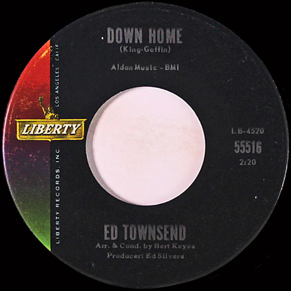 ED TOWNSEND, Tell Her / Down Home (Liberty; 55516, US 1962) 7" /VG - Image 2