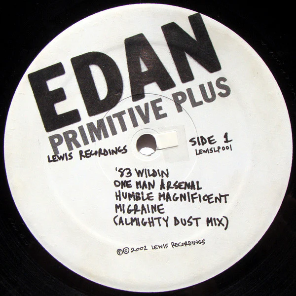 EDAN, Primitive Plus (Lewis; LEWISLP001, UK 2002, Insert) 2xLP VG+/VG+ - Image 3