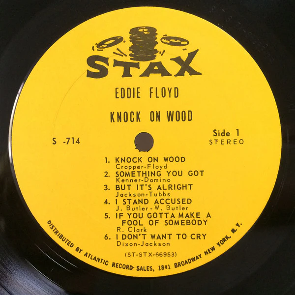 EDDIE FLOYD, Knock On Wood (Stax; S 714, US 1967, Pitman pressing) LP VG+/VG+ - Image 3