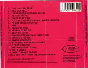 EDDIE HOLMAN AND THE LARKS, Eddie's My Name (Goldmine Soul Supply; GSCD 31, UK 1993, Jewel Case, Booklet) CD VG+/VG+ - Image 2