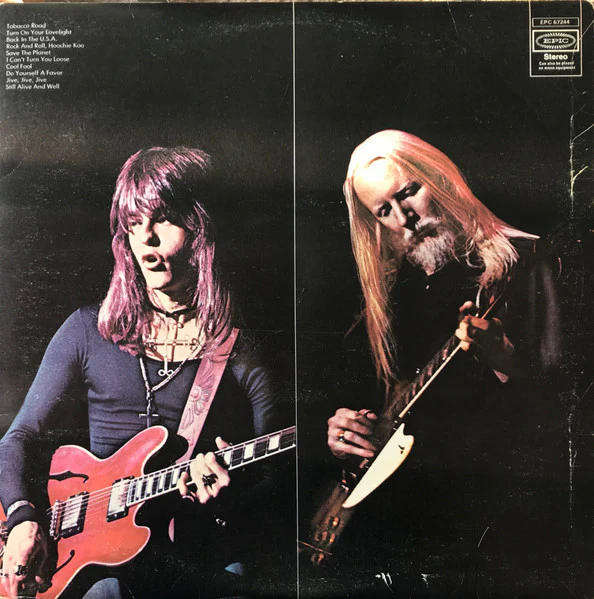 EDGAR WINTER, Roadwork (Epic Yellow; EPC67244, UK 1972, Gatefold) 2xLP VG/VG - Image 2
