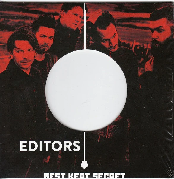 EDITORS, Best Kept Secret (Play It Again Sam; PIASR871S, Netherlands 2016, Die Cut Sleeve, Red Vinyl) 7" EX/EX