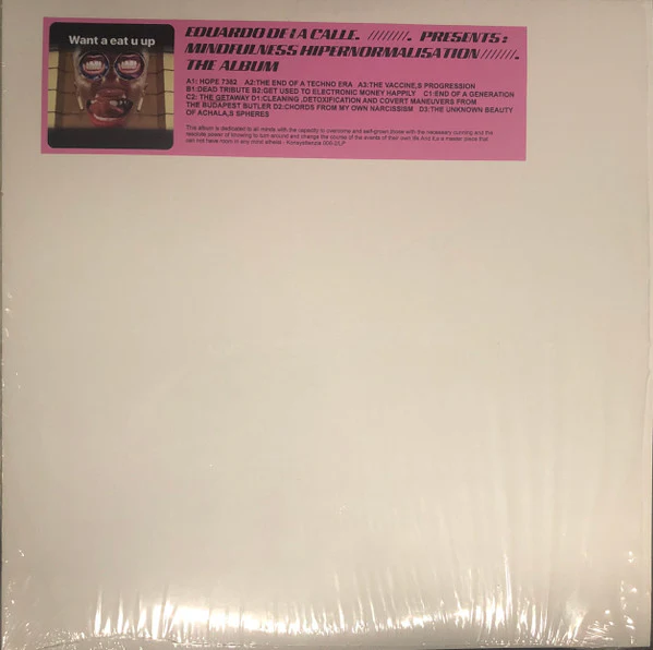 EDUARDO DE LA CALLE, Mindfulness Hipernormalisation (Konsysttenzia; KNSSTTNZ006, Germany 2020, Gatefold), SALE - Up to 50% Off the Original Price 2xLP VG+/EX