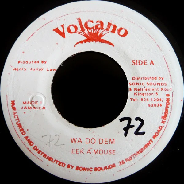EEK-A-MOUSE, Wa Do Dem / Smuggling (Volcano; , Jamaica 1980s) 7" /VG