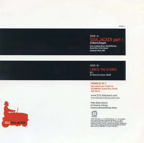 EELS, Souljacker Part I (Dreamworks Records ; 450 893-7, Europe 2001, Stickered Plastic Sleeve, Insert, Picture Disc) 7" VG+/EX - Image 2