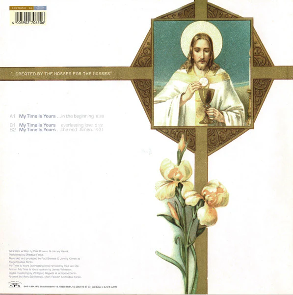 EFFECTIVE FORCE, My Time Is Yours (MFS; MFS 7065-0, Germany 1994, Picture Sleeve) 12" VG/VG - Image 2