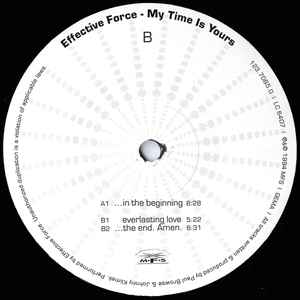 EFFECTIVE FORCE, My Time Is Yours (MFS; MFS 7065-0, Germany 1994, Picture Sleeve) 12" VG/VG - Image 3
