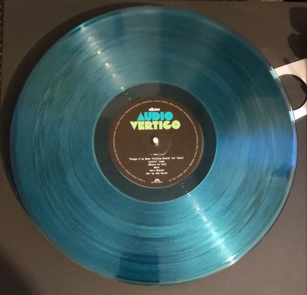 ELBOW, Audio Vertigo (Polydor; 5834107, Europe 2024, Gatefold, Inner, Blue Transparent Vinyl) LP VG+/VG+ - Image 3