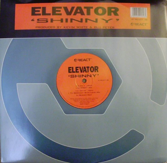 ELEVATOR, Shinny (React; 12 REACT 36, UK 1994, Die Cut Company Sleeve) 12" G+/G+