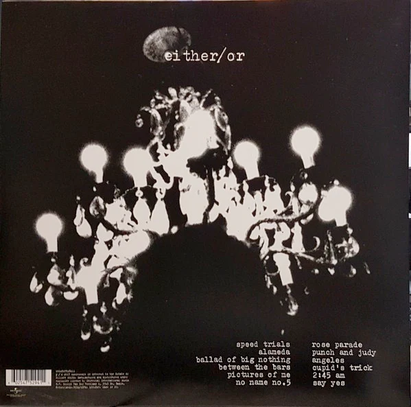 ELLIOTT SMITH, Either Or (UMC; 4752941, UK 2017 Reissue, Insert, Download Code) LP NEW/NEW - Image 2