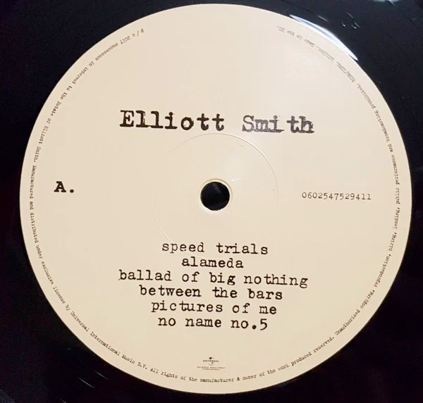 ELLIOTT SMITH, Either Or (UMC; 4752941, UK 2017 Reissue, Insert, Download Code) LP NEW/NEW - Image 3