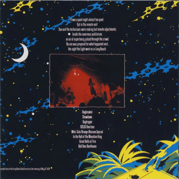 ELO - THE ELECTRIC LIGHT ORCHESTRA, The Night The Light Went On (In Long Beach) (Warner Bros; WB 56058, Germany 1974, Gatefold) LP VG+/VG+ - Image 2