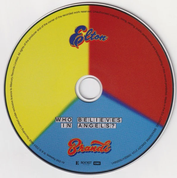 ELTON JOHN, BRANDI CARILE, Who Believes In Angels? (EMI ; EMICDY 2124, Worldwide , Box Set, Booklet, "Elton" and "Brandi" fabric transfers And 6x printed Polaroids. ) 2xCD VG+/VG+ - Image 3
