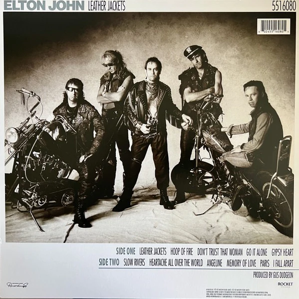 ELTON JOHN, Leather Jackets (Rocket Entertainment; 5516080, Europe 2023 Reissue, Remastered, Stereo) LP NEW/NEW - Image 2