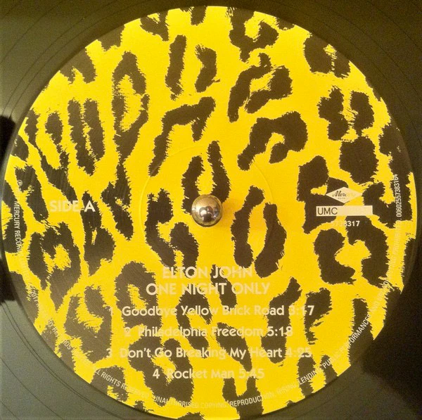 ELTON JOHN, One Night Only (Mercury; 5738316, Europe 2017 Reissue, Gatefold, Booklet, Download Code) 2xLP NEW/NEW - Image 3