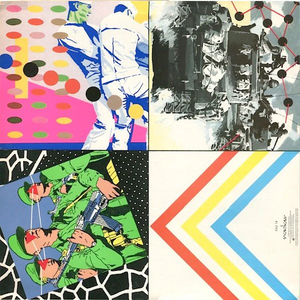 ELVIS COSTELLO AND THE ATTRACTIONS, Armed Forces (Radar; RAD14, UK 1979, Fold Out Sleeve, Inner, 3 Cards, No 7") LP VG/VG - Image 2