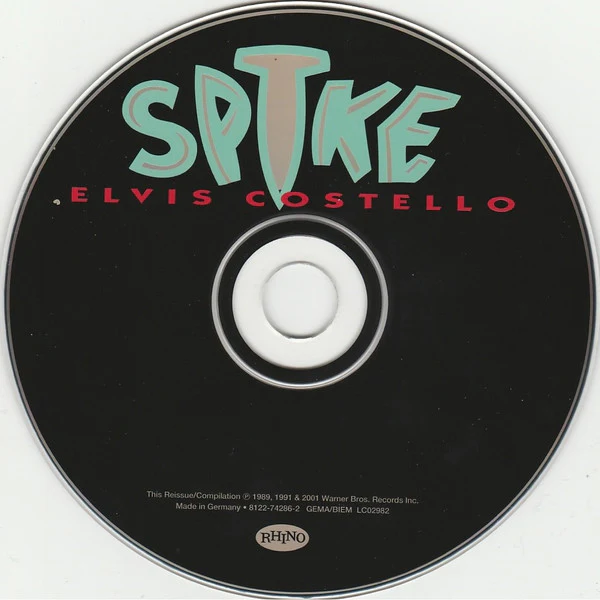 ELVIS COSTELLO, Spike (Rhino Records; 8122-74286-2, Europe 2001, Jewel Case) 2xCD VG/VG+ - Image 3