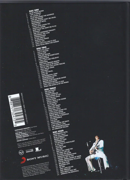 ELVIS, Live In Las Vegas (RCA; 88875132472, Europe 2015 Reissue) 4xCD VG+/VG+ - Image 2