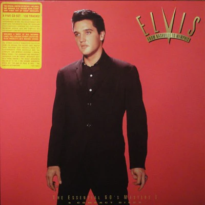ELVIS PRESLEY, From Nashville To Memphis - The Essential 60's Masters I (RCA; 74321 15430 2, Europe 1993, Box Set, Booklet & Insert, Stamp Sheet, Stamp sheet with 36 stamps showing album and 5xCD VG/VG+