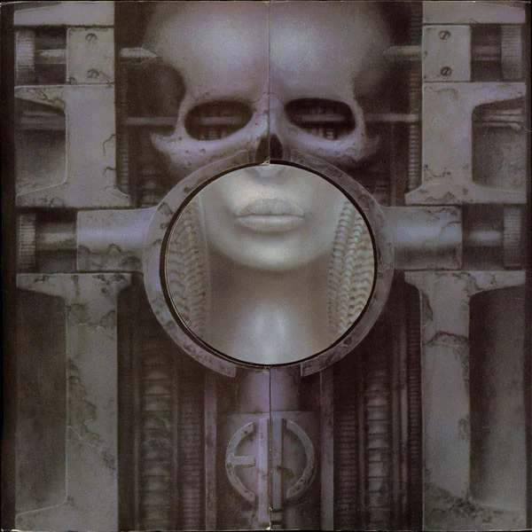 EMERSON, LAKE & PALMER, Brain Salad Surgery (Manticore; K 53501, UK 1970s Reissue, Fold Out Sleeve, No Poster) LP VG/VG+
