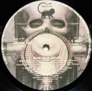 EMERSON, LAKE & PALMER, Brain Salad Surgery (Manticore; K 53501, UK 1970s Reissue, Fold Out Sleeve, No Poster) LP VG/VG+ - Image 3