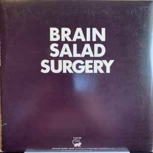 EMERSON, LAKE & PALMER, Brain Salad Surgery (Manticore; P-10114M, Japan 1976 Reissue, Gatefold Die Cut Triptych Cover, Insert, Poster, With Obi) LP VG+/VG+ - Image 2
