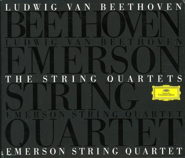 EMERSON STRING QUARTET, Beethoven: The String Quartets (Deutsche Grammophon; 447 075-2, UK, Europe & US 1997, Box Set, Booklet) 7xCD VG+/VG+