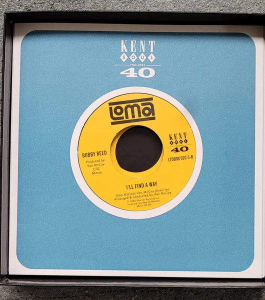 ENCHANTERS/ BOBBY REED, Just A Little Longer/ I'll Find A Way/ (Kent Soul; LTDBOX 0202, UK 2023, Company Sleeve), SALE - Up to 50% Off the Original Price 7" EX/EX - Image 2