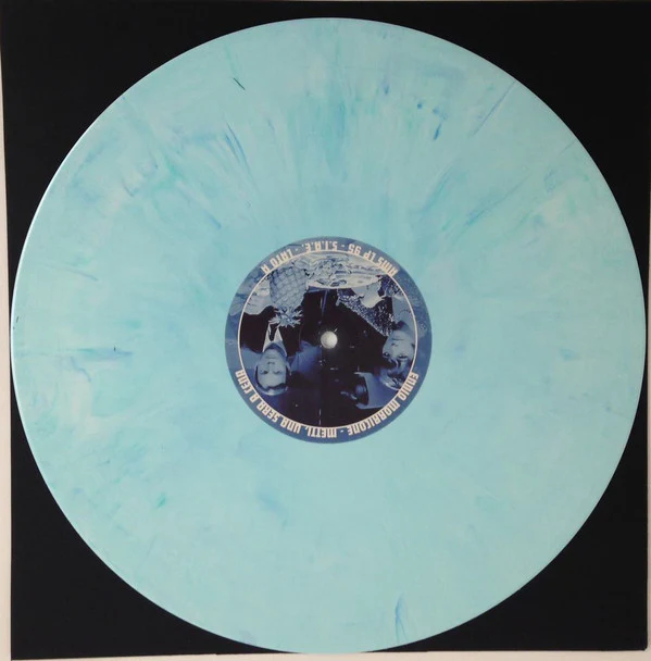 ENNIO MORRICONE, Metti, Una Sera A Cena (Colonna Sonora Originale) (AMS Records; AMS LP 95, Italy 2015 Reissue, Gatefold, Blue/White/Green Marble Vinyl) LP EX/EX - Image 3