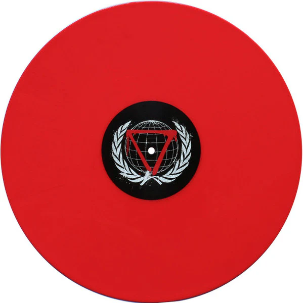 ENTER SHIKARI, Warm Smiles Do Not Make You Welcome Here: The Remixes (Ambush Reality ; AMBR019V, UK 2012, Clear Plastic Stickered Sleeve, Red vinyl, Ltd to 500, Mosquito & Hamilton Remixes) 12" VG+/VG+ - Image 2