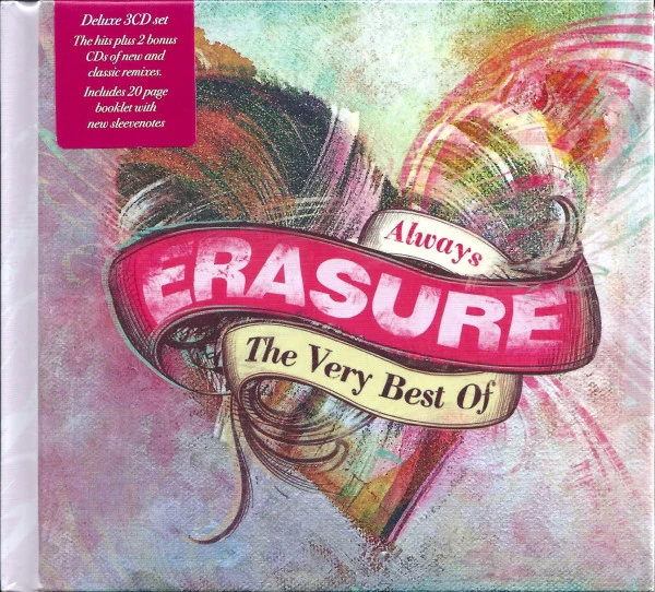 ERASURE, Always (The Very Best Of Erasure) (Mute; LCDMUTEL26, Europe 2015, Book Sleeve) 3xCD VG+/EX