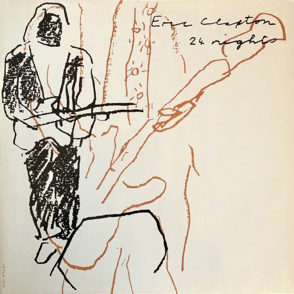 ERIC CLAPTON, 24 Nights (Reprise; 7599-26420-1, Germany 1991, Gatefold, 2 Inners, Warner logo in rim text on labels) 2xLP VG/VG+
