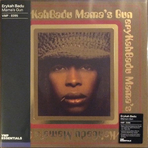 ERYKAH BADU, Mama's Gun (Motown / Vinyl Me, Please; B0032614-01, US 2020 Reissue, Foil Embossed Gatefold Sleeve, Print, Scarlet Vinyl & Gold Vinyl, With Obi) 2xLP VG+/VG+