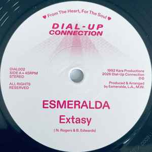 ESMERALDA, All My   4 U (Dial-Up Connection; DIAL002, Canada 2026, Picture sleeve) 7" EX/EX - Image 3