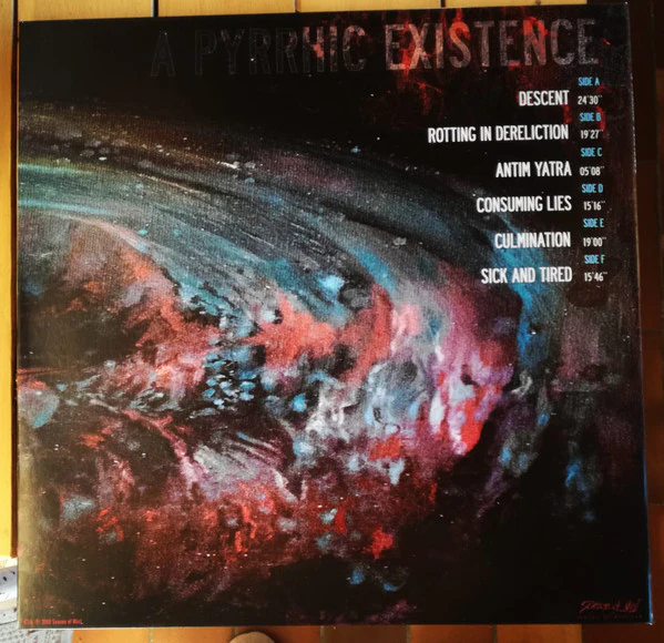 ESOTERIC, A Pyrrhic Existence (Season Of Mist; SOM 530LP, USA & Europe 2019, Triple Gatefold, Insert, Limited to 500 Copies.) 3xLP VG+/VG+ - Image 2