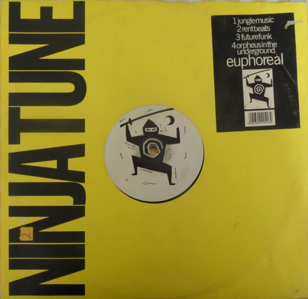 EUPHOREAL, The Jungle Tekno EP (Ninja Tune; zen 1205, UK 1991, Stickered Company Sleeve) 12" EP VG/G+