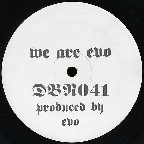 EVO, We Are EVO (Drop Bass Network; DBN041, US 1995) 12" /G+