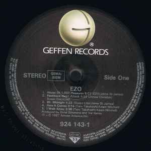 E Z O*, E Z O (Geffen Records; 924 143-1, Germany 1987, Inner) LP VG/VG+ - Image 3