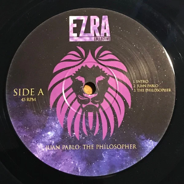 EZRA COLLECTIVE, Juan Pablo The Philosopher (Enter The Jungle Records; ETJ001, UK 2018 Reissue, Picture Sleeve, 45 RPM) 12" EP NEW/NEW - Image 3