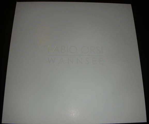 FABIO ORSI, Wannsee (Ricerca Sonora; RS3, Italy 2012, Embossed Sleeve, 2 Inserts, S. Sided. First 20 copies are hand-numbered and comes with 6 original photos by Fabio Orsi taken at Wannsee  LP VG+/VG+