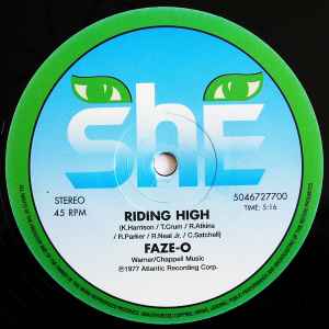 FAZE-O, Riding High (Warner Strategic Marketing; 5046727700, UK 2004, Stickered Company Sleeve) 12" VG/G+ - Image 2
