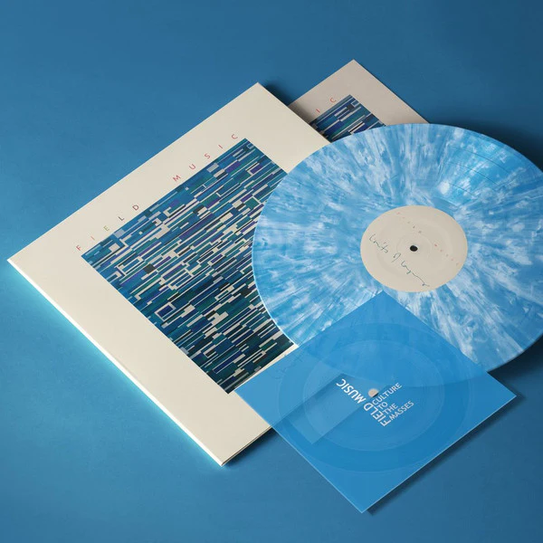 FIELD MUSIC, Limits Of Language (Memphis Industries; MI0806LPX1, UK 2024, Signed Art Print & Inner, Splatter Vinyl, Numbered, With Blue Single Sided Flexi-Disc, Limited to 1000 Copies.) LP EX/VG+