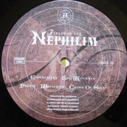 FIELDS OF THE NEPHILIM, The Nephilim (Situation Two; SITU 22, UK 1988, Gatefold, Inner) LP VG/G+ - Image 3